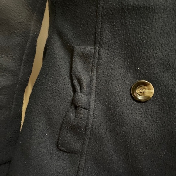 sacha Pacha Navy Blue Fleece Jacket Button Small - Picture 4 of 9